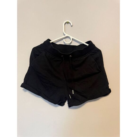 H&M black drawstring shorts size small - Picture 1 of 3